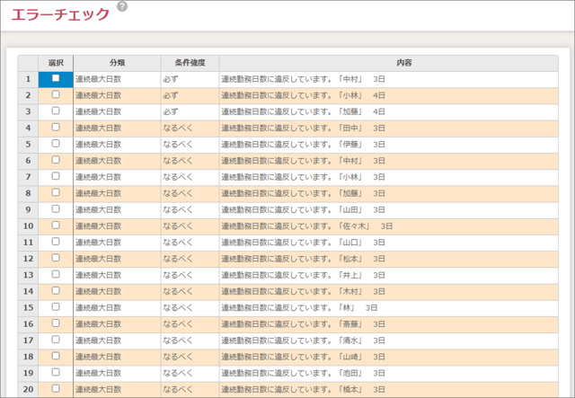 勤務表作成71_エラーチェック1